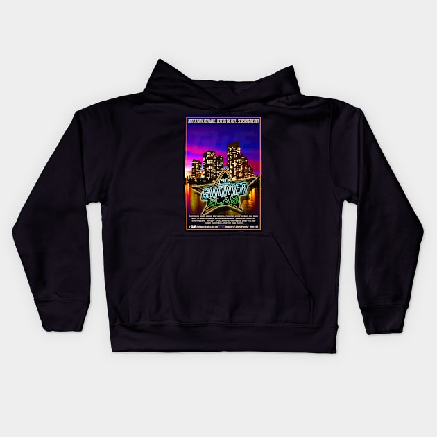 GWE SummerSlam 2018 Kids Hoodie by Gritty Urban Saga